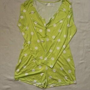 Women's Green and Yellow Shirt